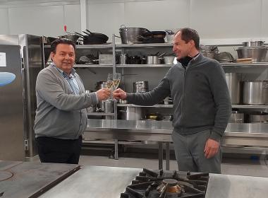 Bart Vandendooren & Koen Meeusen in kitchen